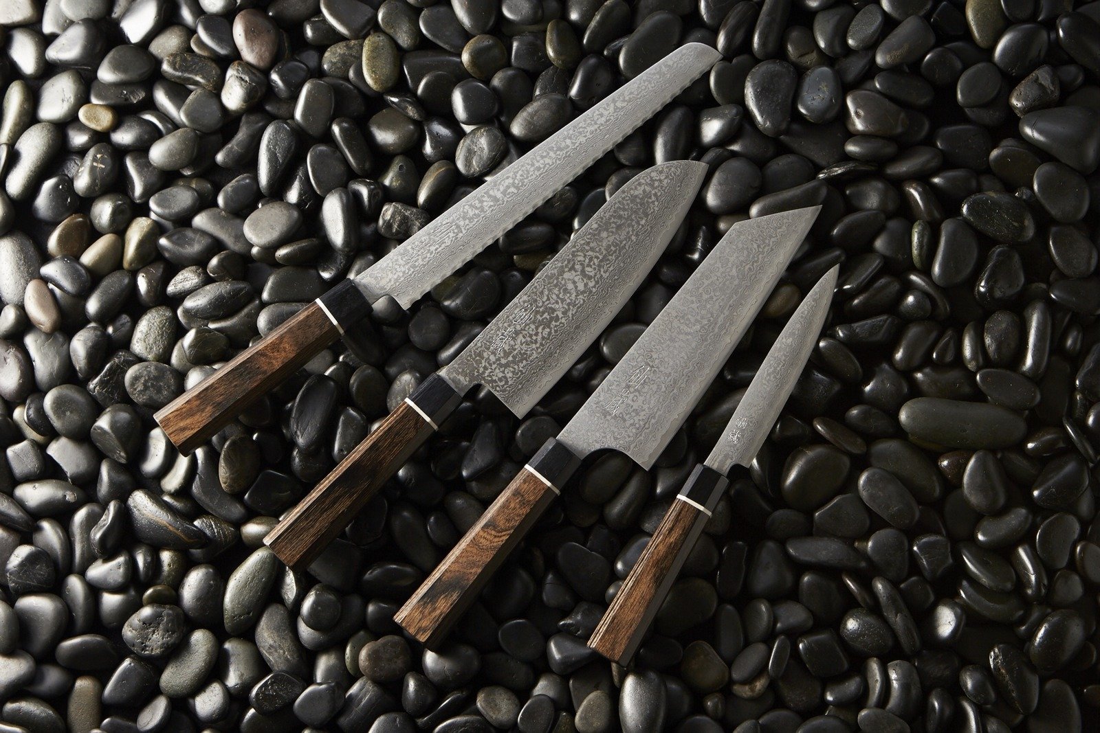Nóż kuchenny Suncraft SENZO BLACK Bread 220 mm - obrazek 4
