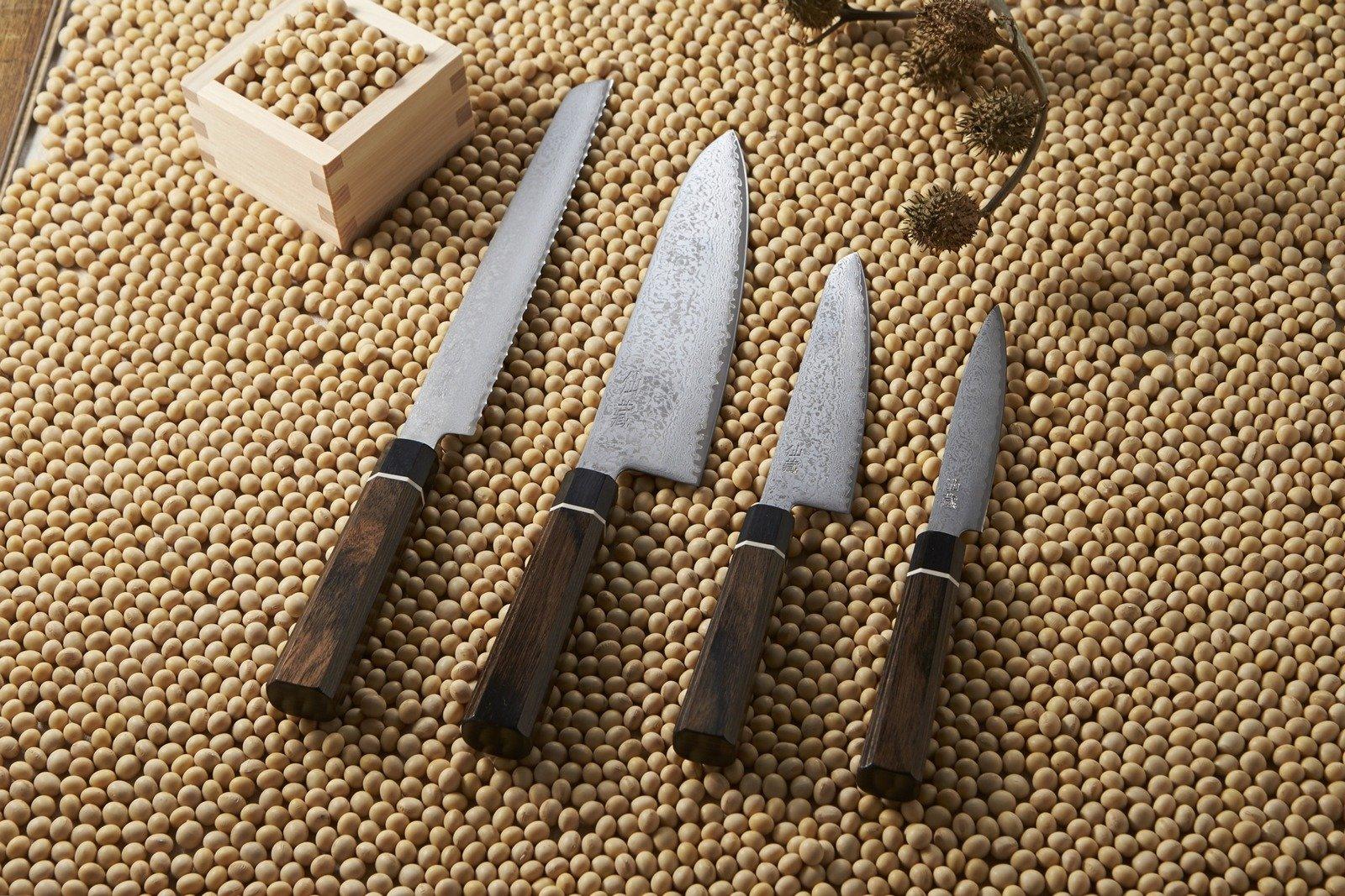 Nóż kuchenny Suncraft SENZO BLACK Bread 220 mm - obrazek 6